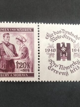 Böhmen und Mähren Mi. Nr. 54 Zd 5 Postfrisch