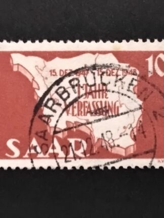 Saarland Mi. Nr. 260 Gestempelt