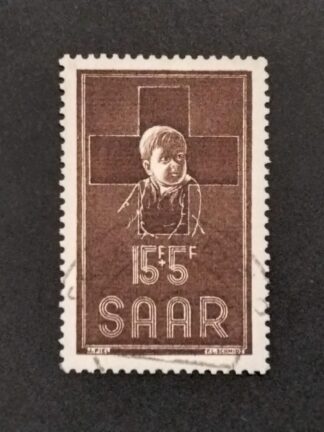 Saarland Mi. Nr. 350 Gestempelt